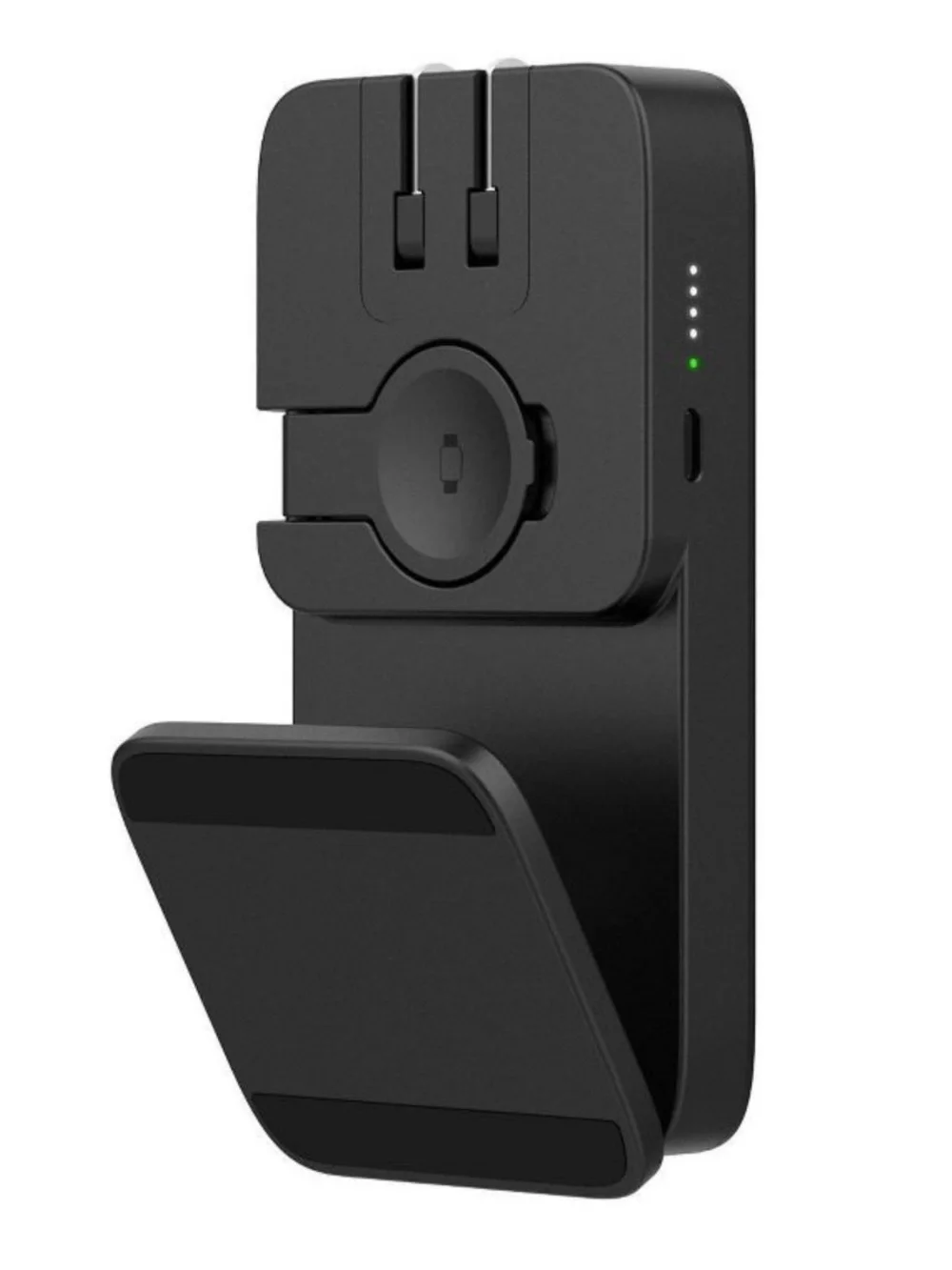 myCharge 6000mAh 20W EcoHub Wireless Power Bank and Stand In One with Wall Plug,